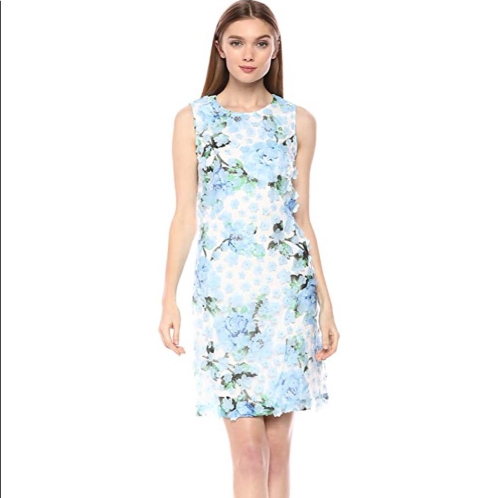 💙NWT Karl Lagerfeld Paris Appliqué Shift Dress